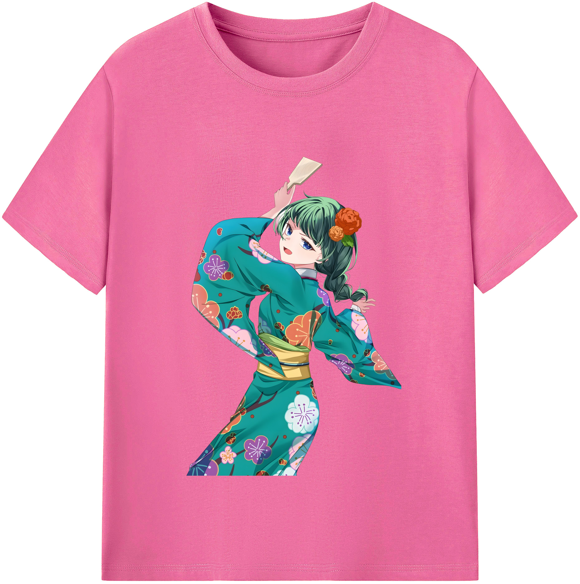 （画像用） 薬屋のひとりごと The Apothecary Diaries レディースカジュアルプリントTシャツ（綿100％）